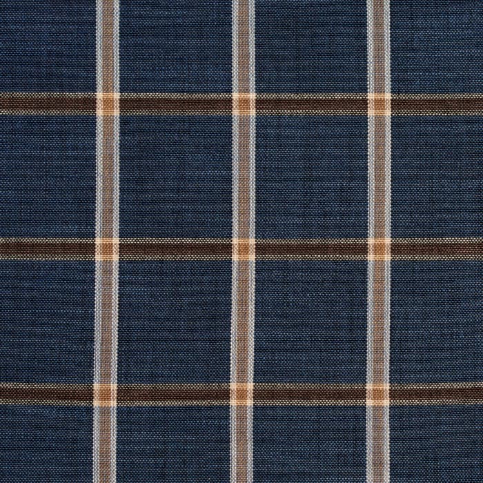 D141 Indigo Windowpane